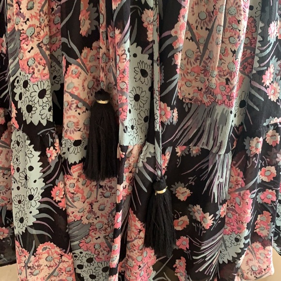 NWOT LoveShackFancy silk Amira dress, sz M - Picture 5 of 9